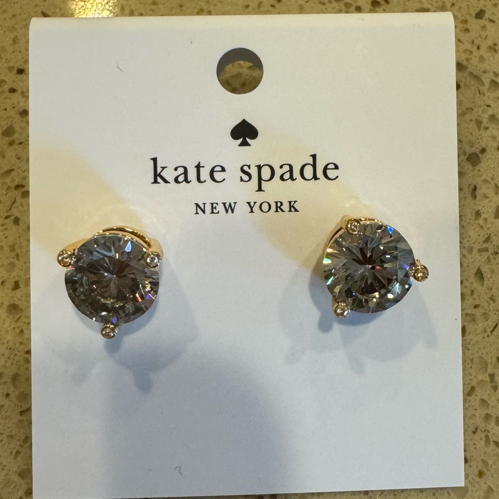 Kate spade faux diamond earrings